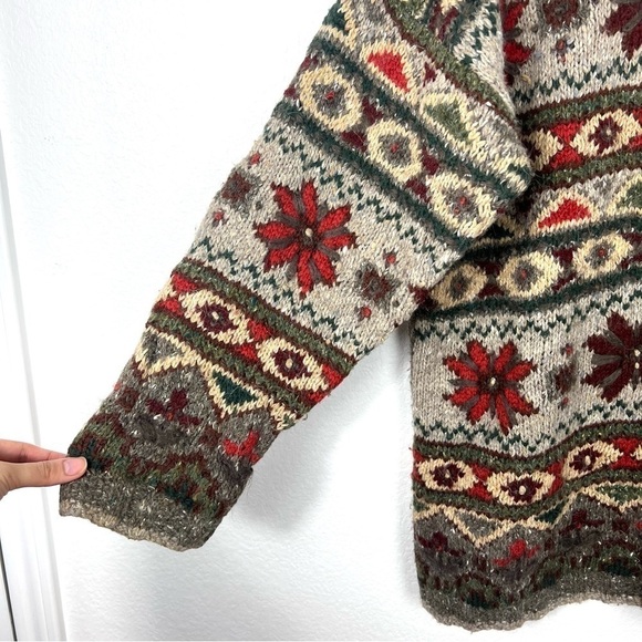 Express Tricot Vtg Jacquard Fair Isle Nordic Wool
Angora Mohair Blend Sweater S - Picture 3 of 6